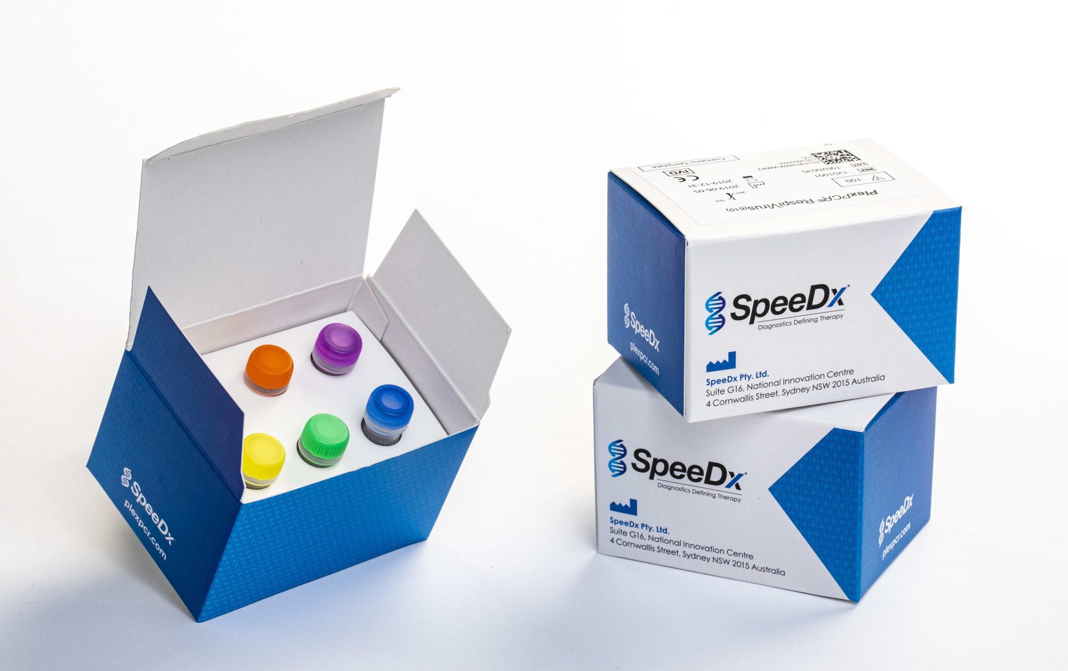 SpeeDx PlexPCR RespiVirus product box