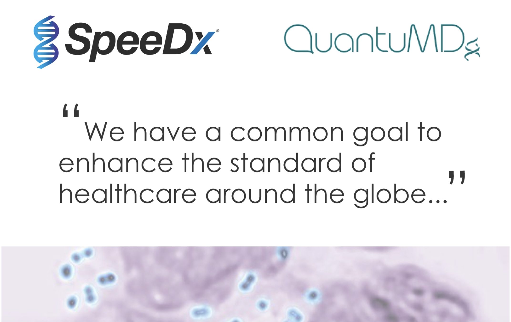 FIND Collaborate with SpeeDx and QuantuMDx